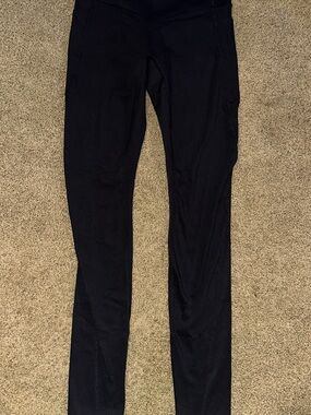 HALARA Black High-Waist Performance Leggings medium